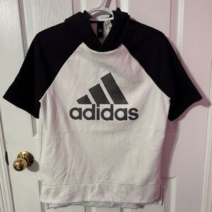 Adidas Two-Tone T-shirt Hoodie